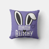マバニーエレガントイースターシンプルかわいい家族 クッション (正面)