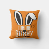マバニーエレガントイースターシンプルかわいい家族 クッション (正面)