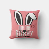 マバニーエレガントイースターシンプルかわいい家族 クッション (正面)