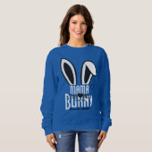 マバニーエレガントイースターシンプルかわいい家族 スウェットシャツ (正面フル)