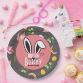 マバニーエレガントイースターシンプルかわいい家族 ペーパープレート (パーティー)