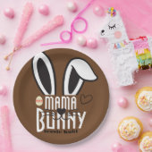 マバニーエレガントイースターシンプルかわいい家族 ペーパープレート (パーティー)