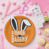 マバニーエレガントイースターシンプルかわいい家族 ペーパープレート (パーティー)