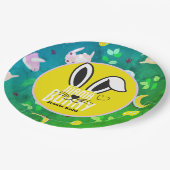 マバニーエレガントイースターシンプルかわいい家族 ペーパープレート (アングル)