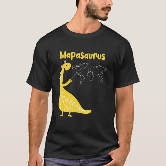 マパサウルス地理学者 Tシャツ (正面)