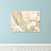 マパデロスエスタドスユニドスデメジコ キャンバスプリント (インサイチュ (ウッドフロア))