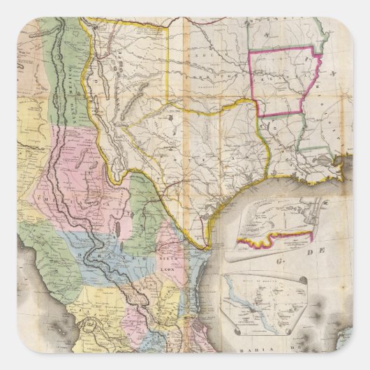 マパデロスエスタドスユニドスデメジコ スクエアシール (正面)