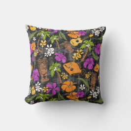 マパフビーチハワイアンろうけつ染め – バイオレット アウトドアクッション