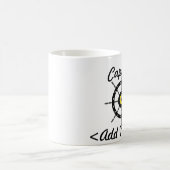 マパーソナライズされたグ大尉 コーヒーマグカップ (中央)