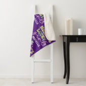 マパーソナライズされたマズラッキーガールシェルパブランケット シェルパブランケット (インサイチュ)