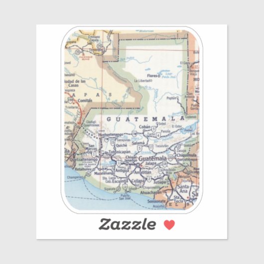 マパ・デ・グアテマラ シール (シート)