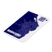 マパ・デ・マラカイボ – ベネズエラ旅行市地図 マグネット (左側)