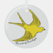 マヒの終わり ガラスオーナメント (正面)