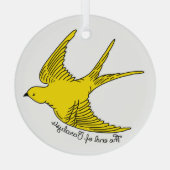 マヒの終わり ガラスオーナメント (裏面)