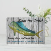 マヒマヒと一緒にSave the Date 招待状 (スタンド正面)