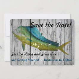 マヒマヒと一緒にSave the Date 招待状