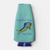 マヒマヒカスタムボートネーム ボトルクーラー (正面)