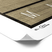 マヒマヒヴィンテージB&Wポスター、プリント、フレーム ポスター (角)