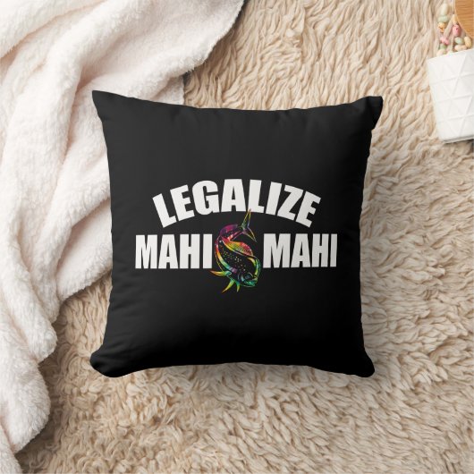 マヒマヒ魚を合法化マヒマハの合法化 クッション (ブランケット)