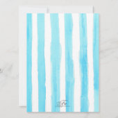 マヒマヒ魚釣りパーティの招待状 招待状 (裏面)