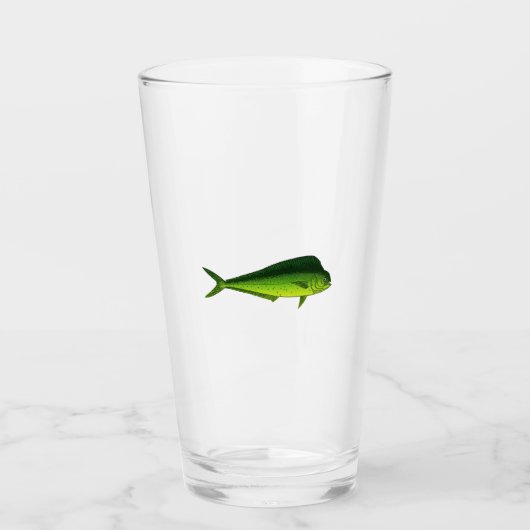 マヒマヒ – ドルフィンフィッシュ – ドラド タンブラーグラス (正面)