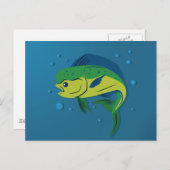 マヒマヒ ポストカード (正面/裏面)