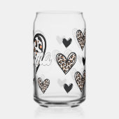 マヒョウ柄 ガラス缶 (裏面)