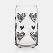 マヒョウ柄 ガラス缶 (右)