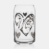 マヒョウ柄 ガラス缶 (左)