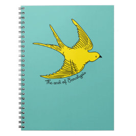 マヒ黄鳥ノートの終わり ノートブック