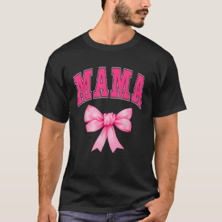 マピンクコケットボウマザーSデイマッチングファミリー Tシャツ