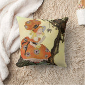 マフのちび娘 & クモ, ヴィンテージ マザーグース クッション (ブランケット)