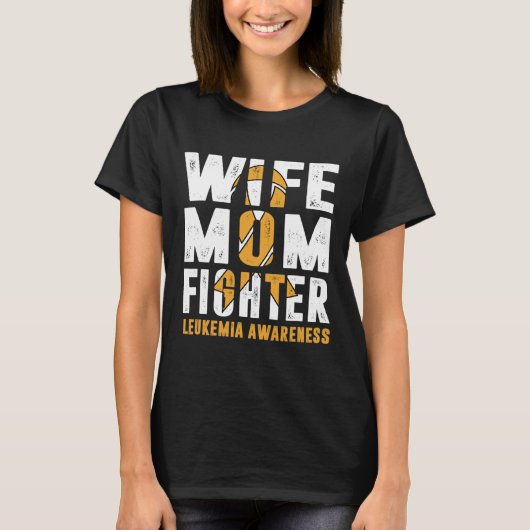 マファイター白血病認識度 Tシャツ (正面)