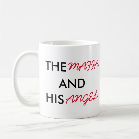 マフィアおよび彼の天使のマグ コーヒーマグカップ (左)