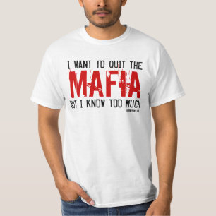 マフィアとFacebookの中毒性シャツ Tシャツ