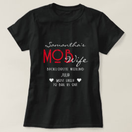マフィアの妻 & マルティーニ ブラック バッカレレッテ パーティー Tシャツ