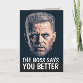 マフィアの父の日のギャングおもしろいカード カード (正面)