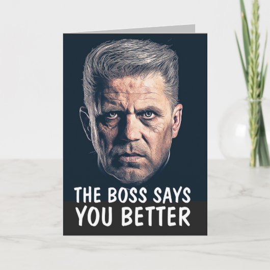 マフィアの父の日のギャングおもしろいカード カード (正面)