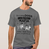 マフィアの犬の救助 – 犬L Tシャツ (正面)