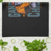 マフィアヴィンテージカラフルデザイン キッチンタオル (折り畳み)