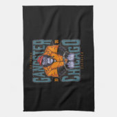 マフィアヴィンテージカラフルデザイン キッチンタオル (縦)