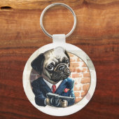 マフィオソプグシーベイゲルバイマッジスタジオズ キーホルダー (正面)