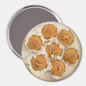 マフィンかわいらしフードキッチンマグネットの鍋 マグネット (正面/裏面)