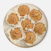 マフィンかわいらしフードキッチンマグネットの鍋 マグネット (正面)