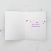 マフィンが付いている聖名祝日の庭の茶 カード (内部)