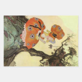 マフィンちゃんとクモ、ヴィンテージ・マザー・グース ラッピングペーパーシート (正面3)