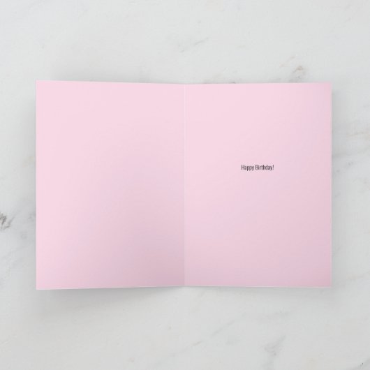 マフィンの世界ではカップケーキの誕生日カードになる カード (内部)