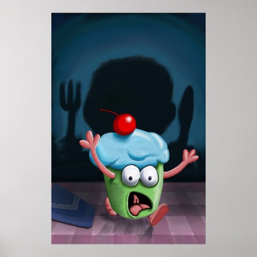 マフィンの男のプリント ポスター (正面)