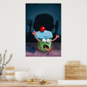 マフィンの男のプリント ポスター (キッチン)