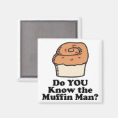 マフィンの男を知っている マグネット (正面/裏面)